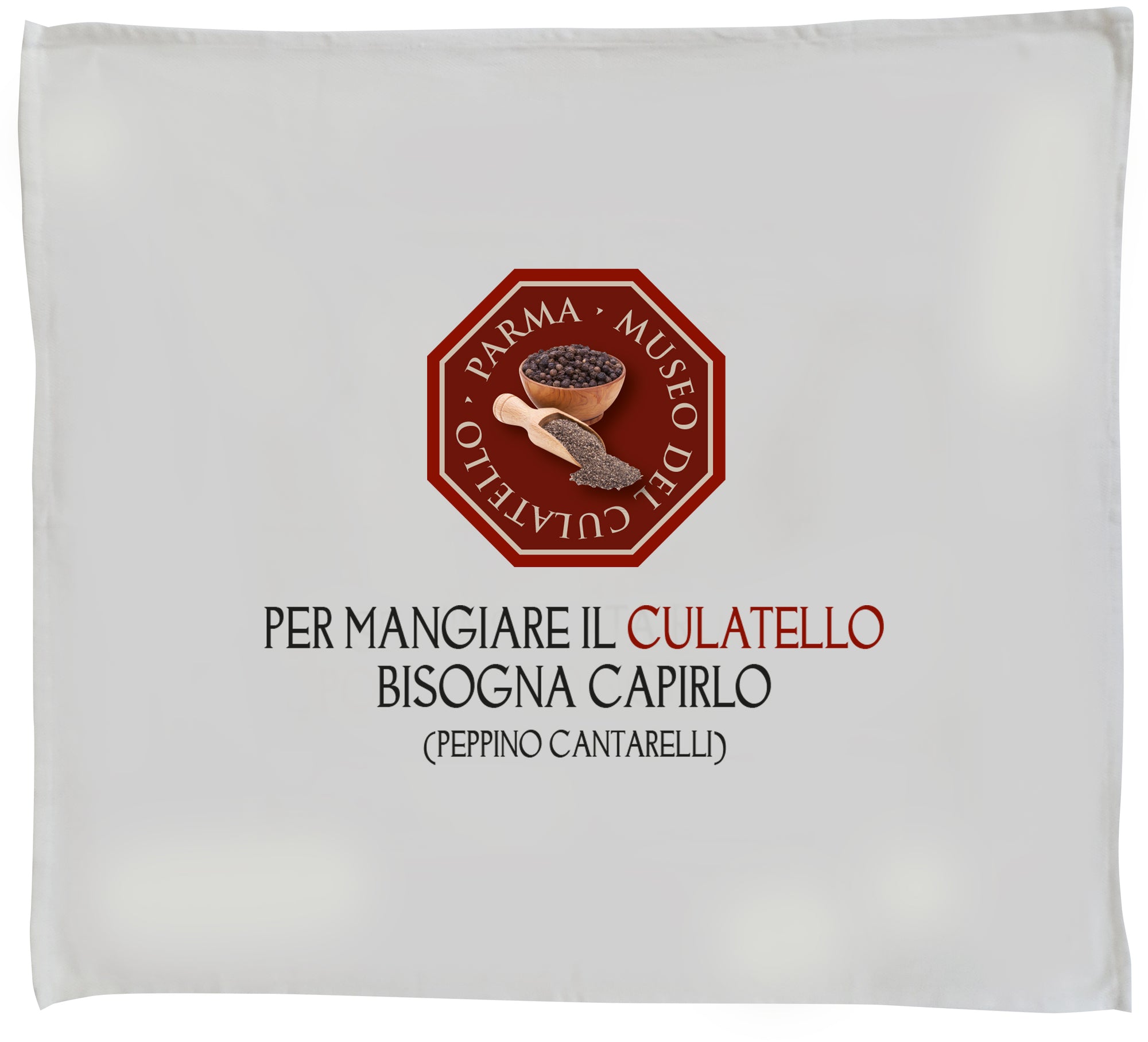 Cotton cloth Food Museums - "To eat culatello ..."