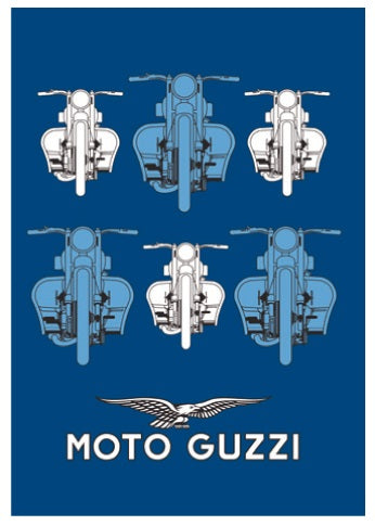 Quaderno formato A4 MOTO GUZZI - blu