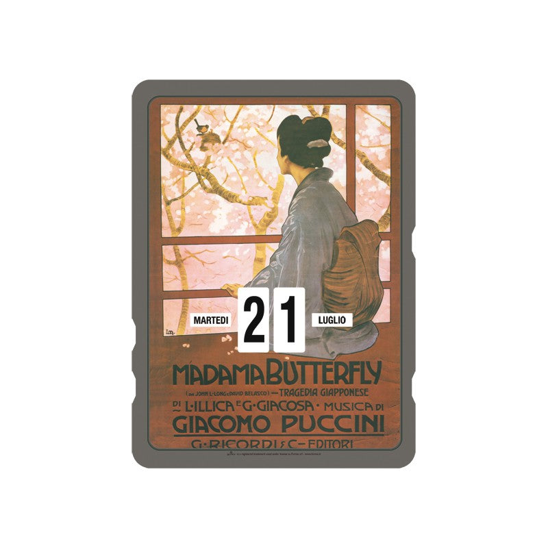 Calendario perpetuo Edizioni Ricordi - Madama Butterfly - That's Italia