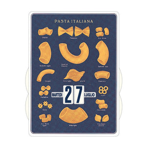 Calendario perpetuo That's Italia - pasta italiana blu - That's Italia