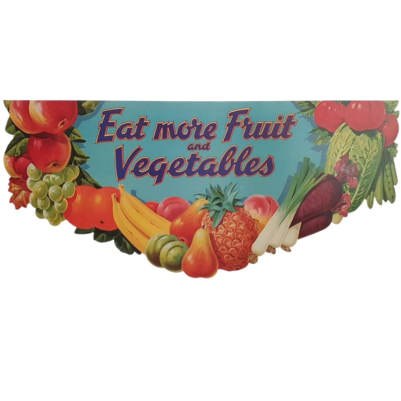 Manifesto "eat more fruit and vegetables"