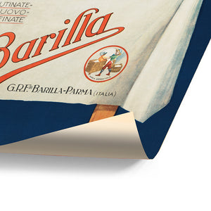 Poster Barilla - bimbo con tovagliolo - That's Italia