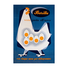 Poster Barilla - vera pasta all'uovo - That's Italia