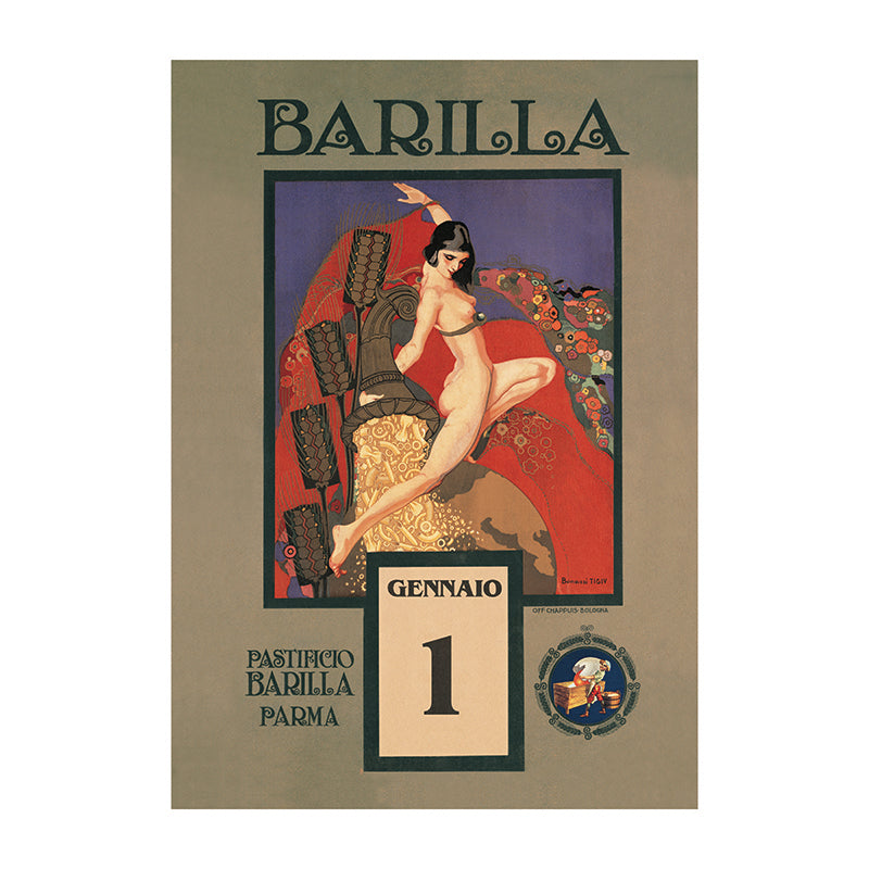 Poster Barilla - calendario Semele - That's Italia