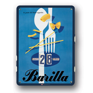 Calendario perpetuo Barilla - posate - That's Italia