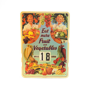 Calendario Perpetuo That's Italia - eat more fruit and vegetables - That's Italia