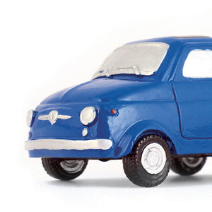 Portafoto in resina Fiat 500 - blu - That's Italia