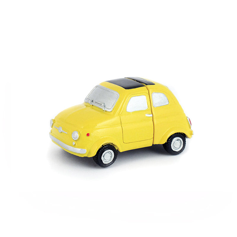 Portafoto in resina Fiat 500 - giallo - That's Italia