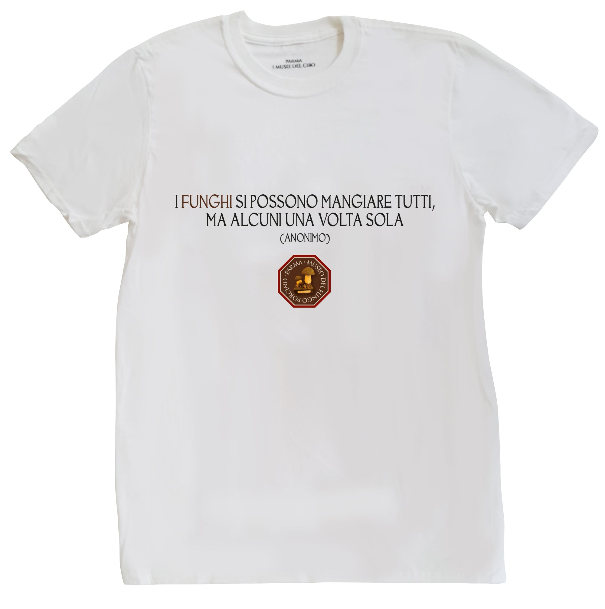 T-shirt da uomo Musei del Cibo - "I funghi si possono..."
