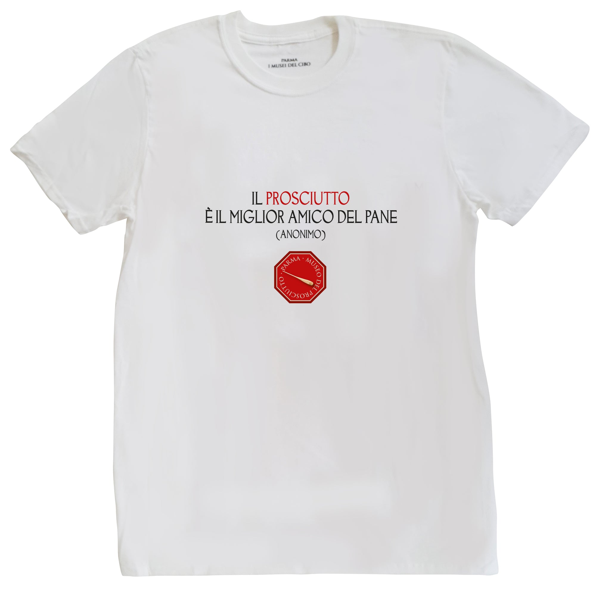 Men's T-shirt Musei del Cibo - "Il prosciutto è..."