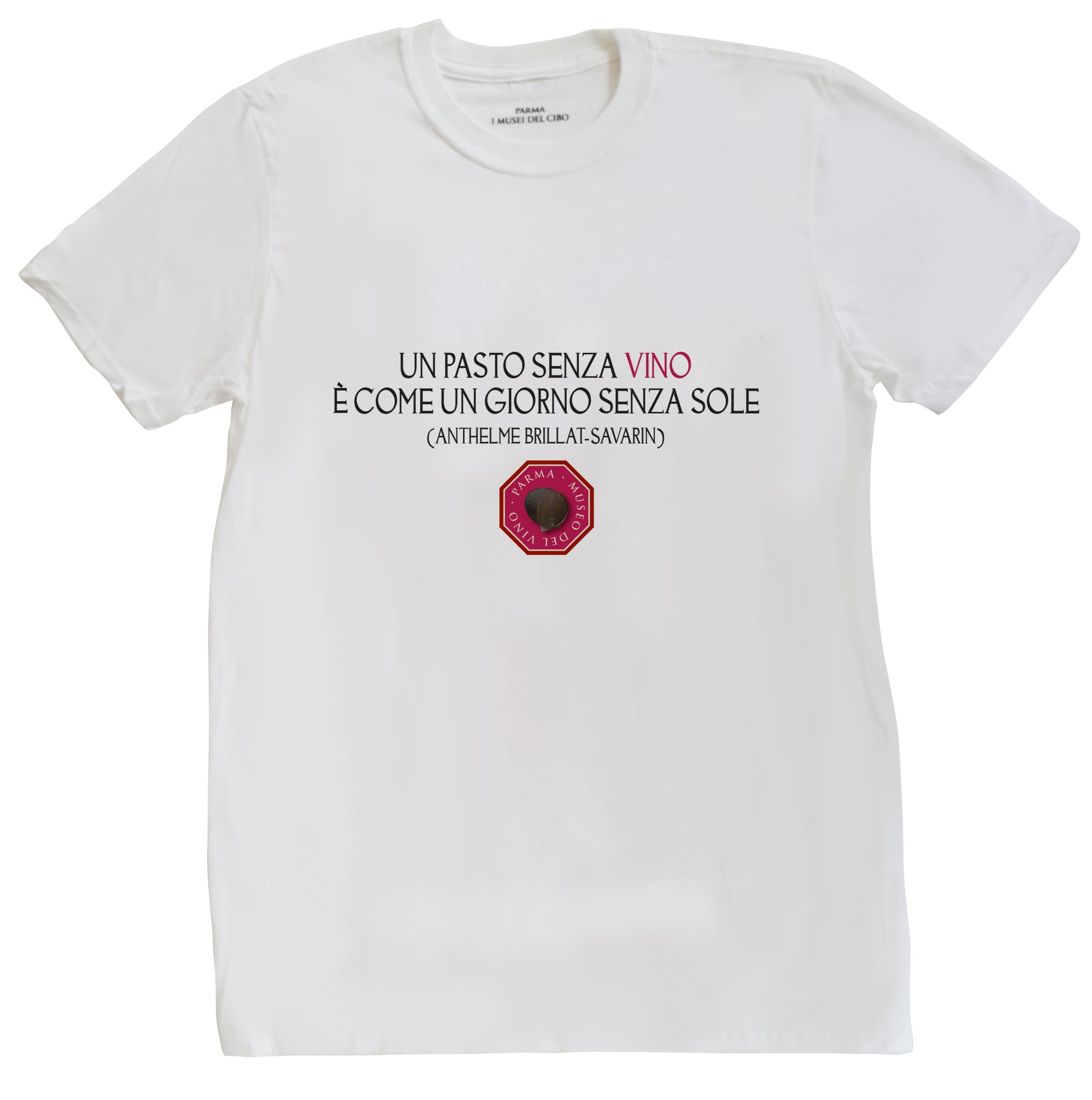 Men's T-shirt Musei del Cibo - "A meal without wine ..."