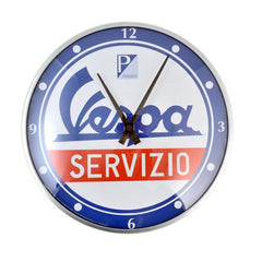 Orologio da parete Vespa vintage - Vespa Servizio - That's Italia