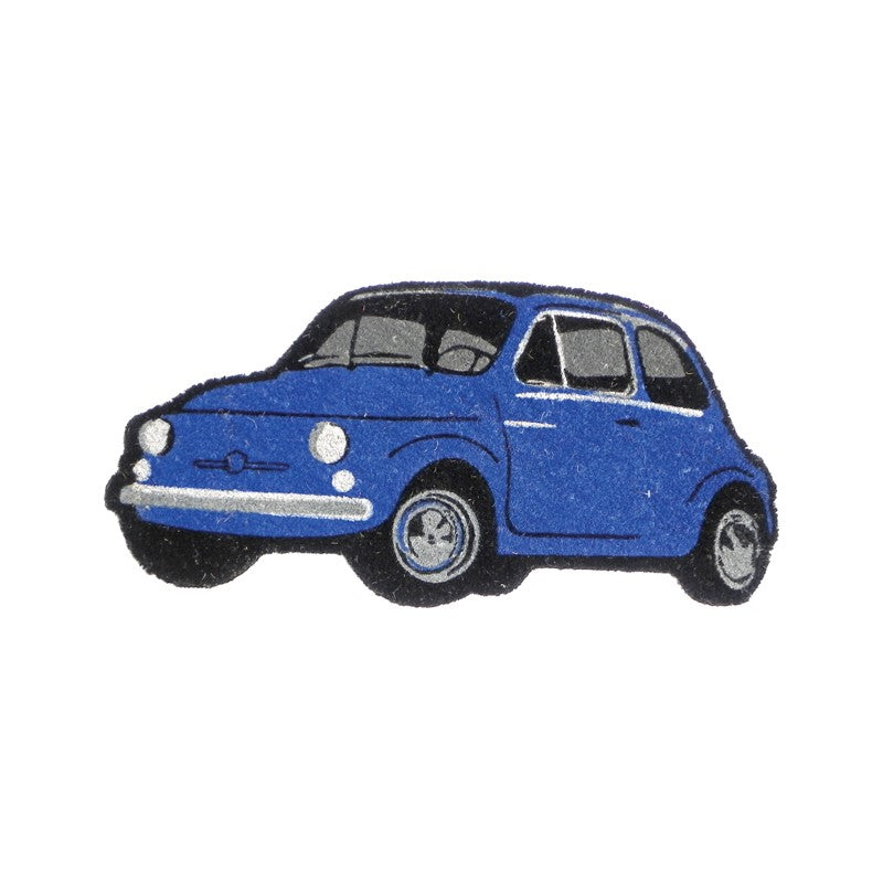 Zerbino sagomato Fiat 500 - blu - That's Italia