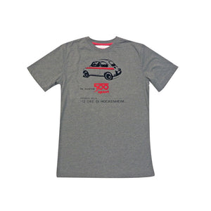 T-shirt uomo Fiat 500 grigia - sport - That's Italia