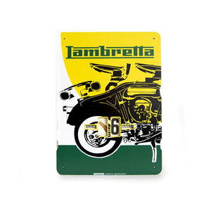 Calendario perpetuo Lambretta - spaccato giallo - That's Italia