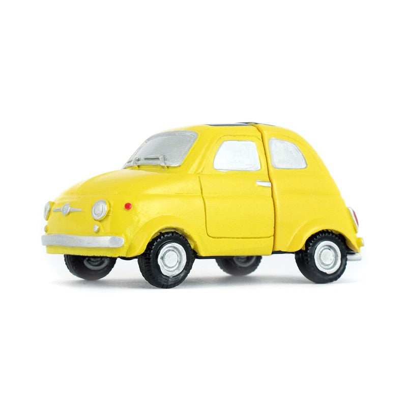Portafoto in resina Fiat 500 - giallo - That's Italia